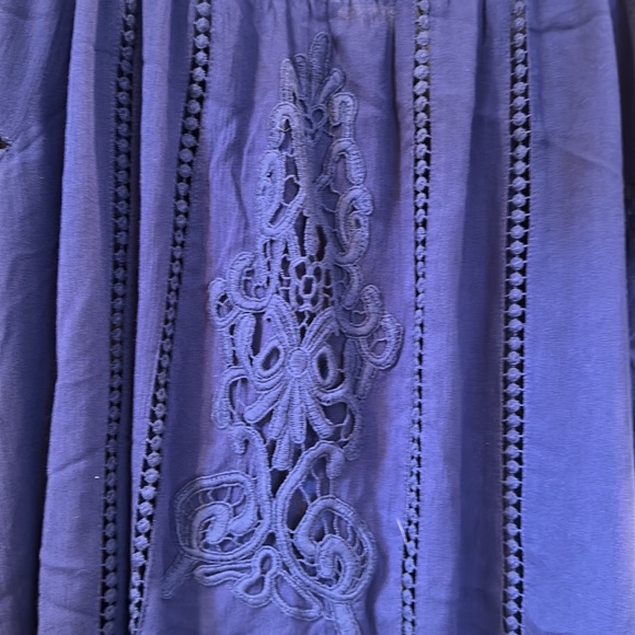 Love On A Hanger short sleeve blue poet shirt 2X - Picture 4 of 5